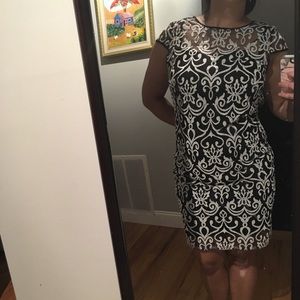 Black and White Dress